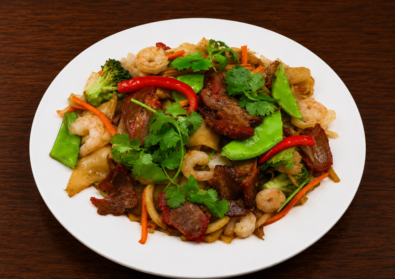 Fried Kuai Teow — 干炒粿条
